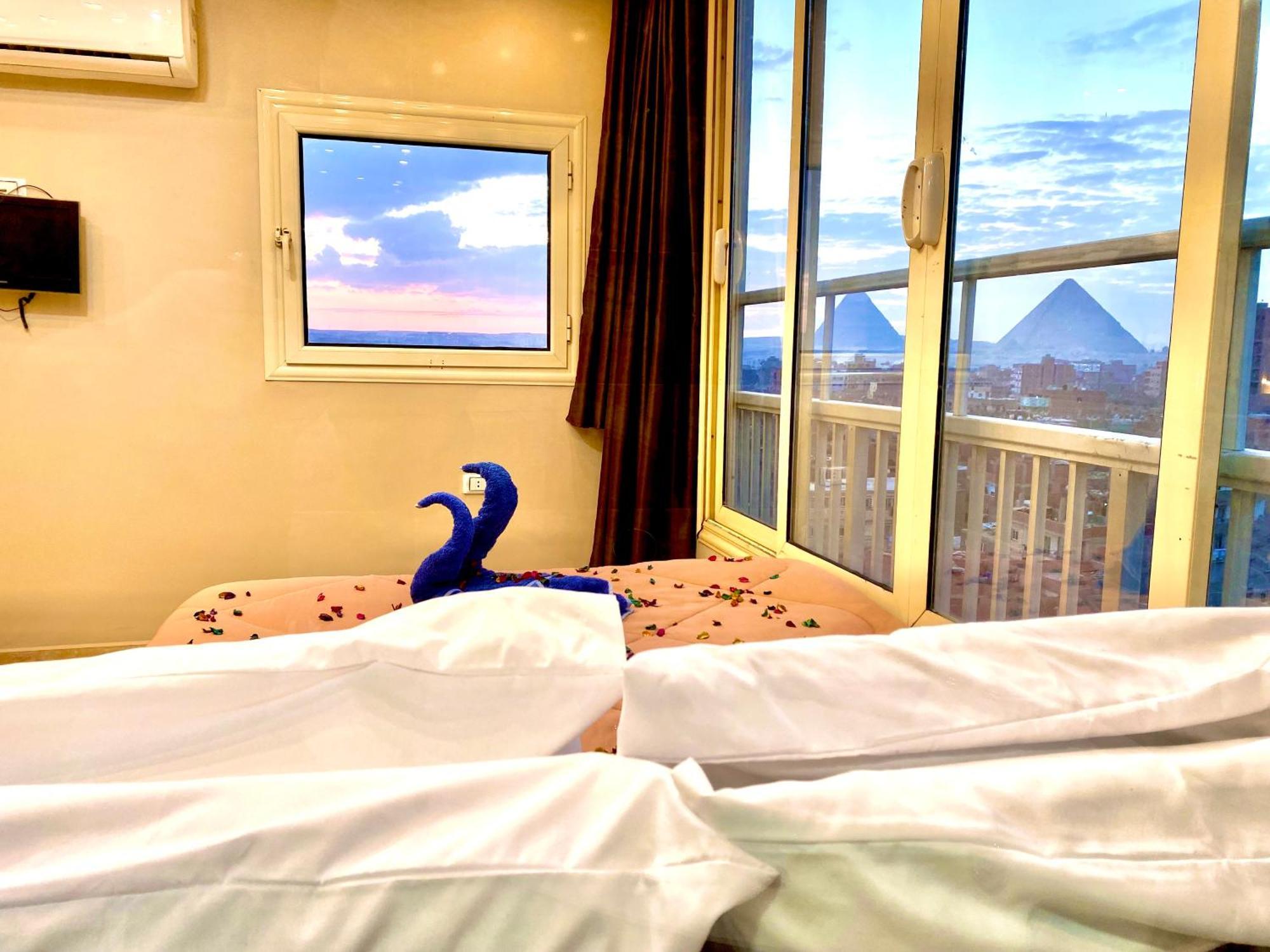Horus Horizon Inn Pyramids View Kafret el-Gabal Exteriér fotografie
